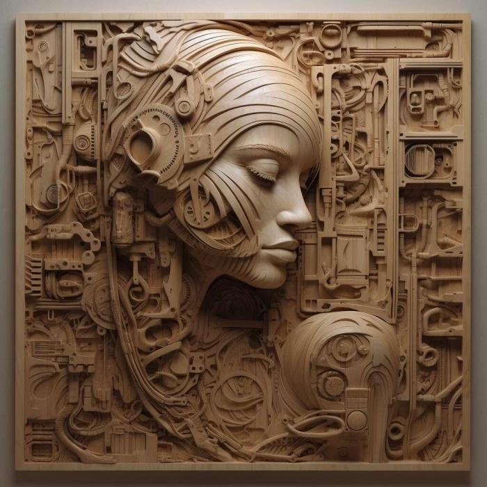 نموذج ثلاثي الأبعاد لآلة CNC 3D Art 